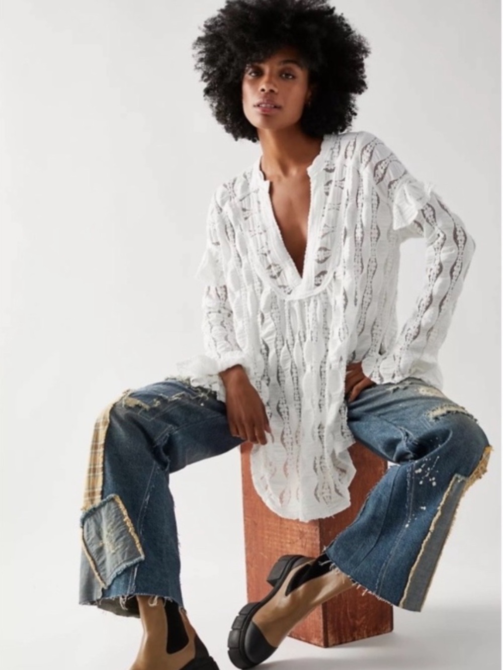 Free People Candy Shop Tunic Small NWT